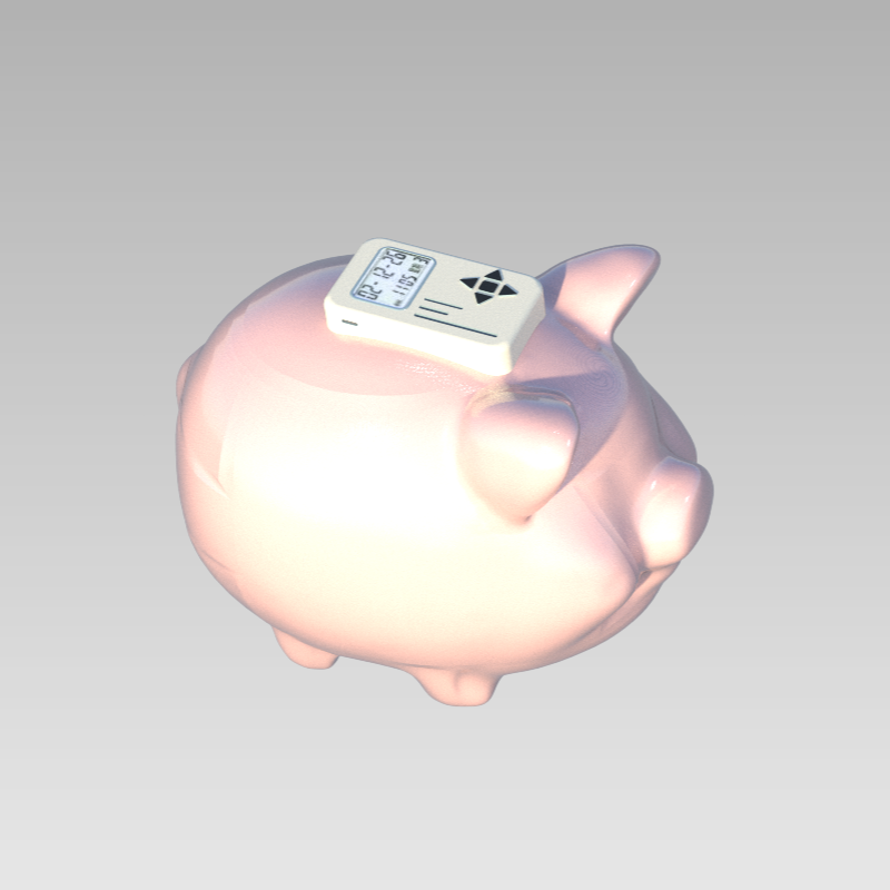 少儿小猪存钱罐逆向创新设计
