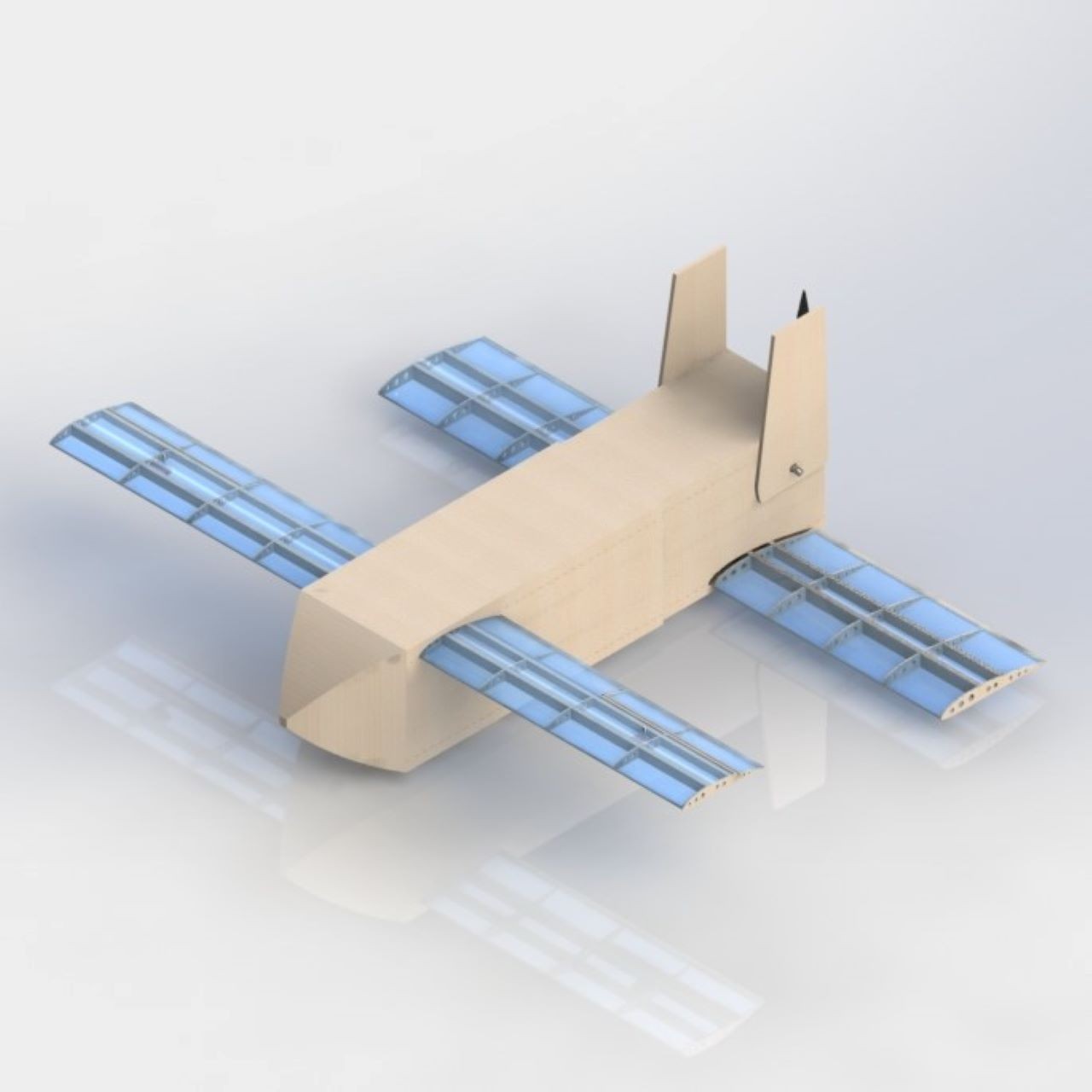 自动展开式折叠无人机