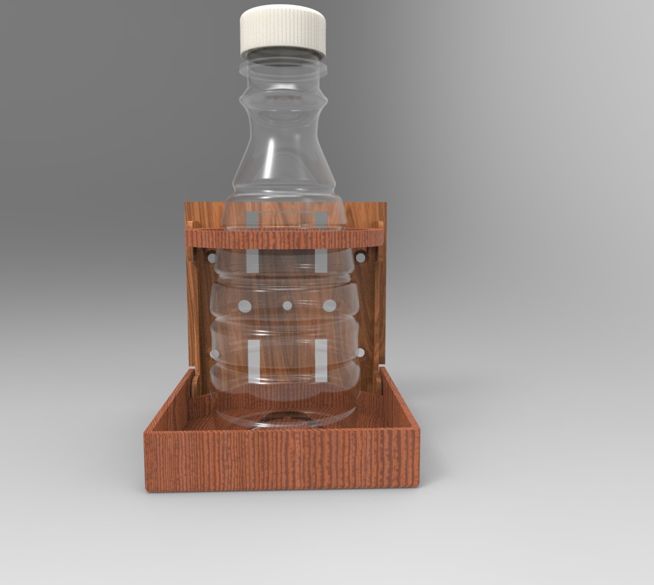 折叠式水瓶架