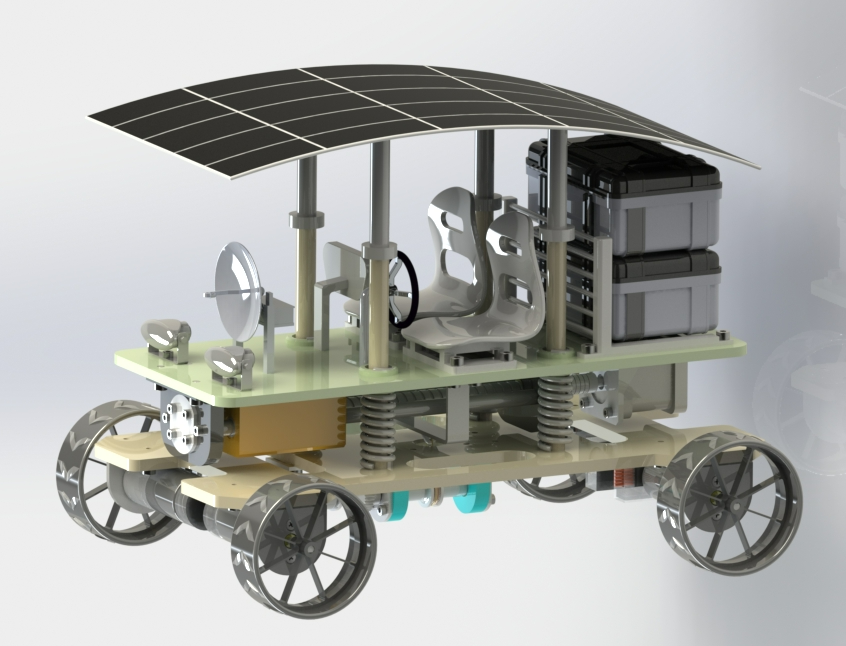 可弹跳月球车的设计与关键技术探索