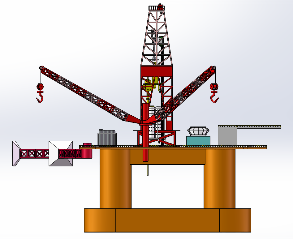海上石油平台模拟装置